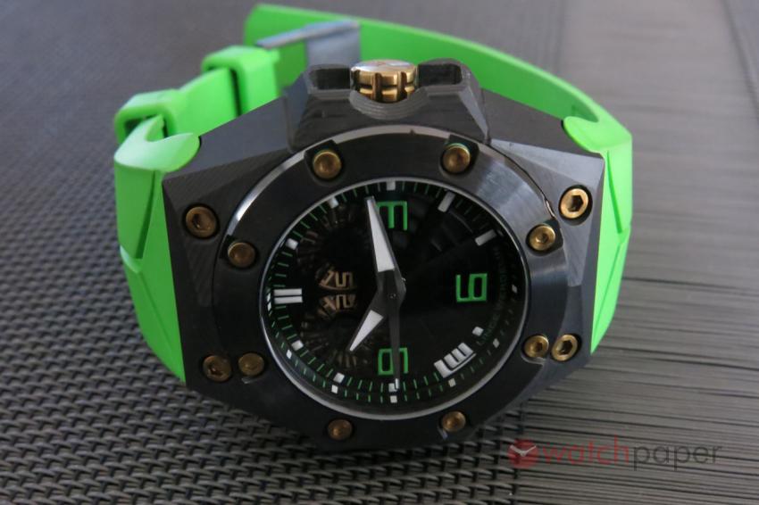 Linde Werdelin Double Date Carbon - Green 