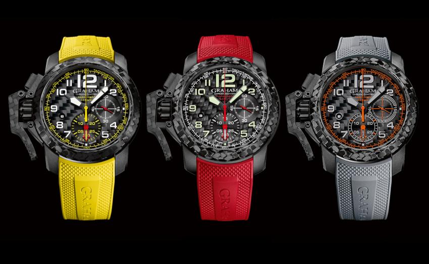 The Graham Chronofighter Superlight Carbon collection