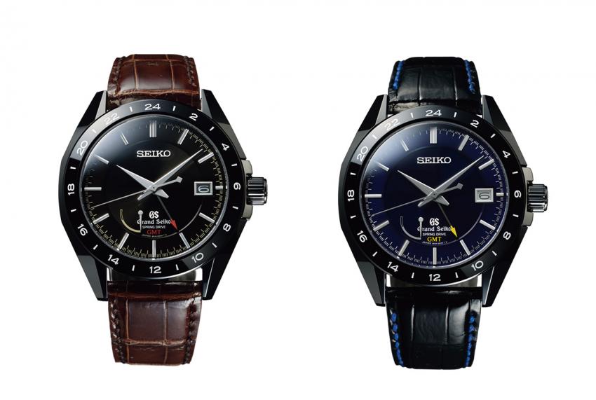 Grand Seiko Black Ceramic Limited Edition SBGE037 and SBGE039