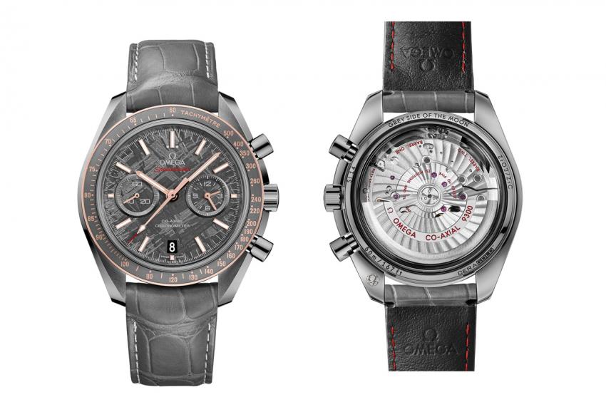 The Speedmaster Grey Side of the Moon "Meteorite" is powered by the Omega Co-Axial Calibre 9300