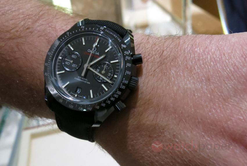 Trying on the Omega DSOTM