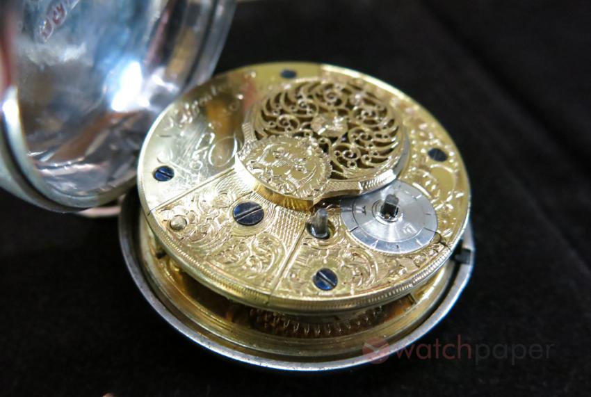 N. Preston London 1794 — fusee pocket watch 