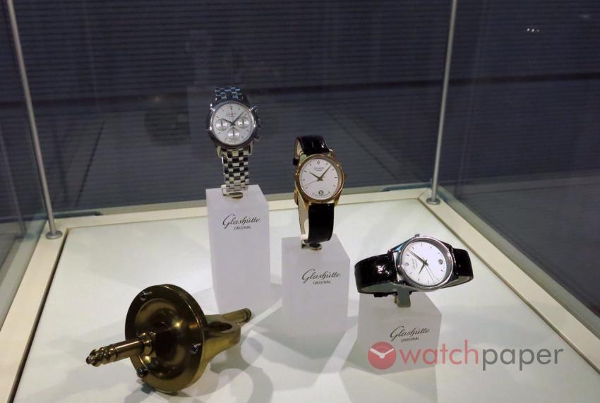 Some of the first models from 1994, produced under the new Glashütte Original brand.