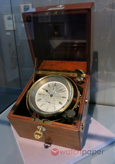 The oldest marine chronometer from the collection of the Museum of German Watchmaking Glashütte dates back to 1896 and it was made by Rudolf Sieber, an apprentice at the German School of Watchmaking. Ebauche by "Strasser & Rohde".