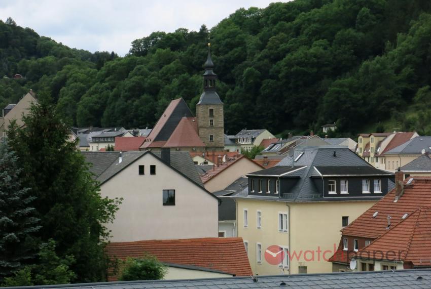 A view on Glashütte from the cafeteria