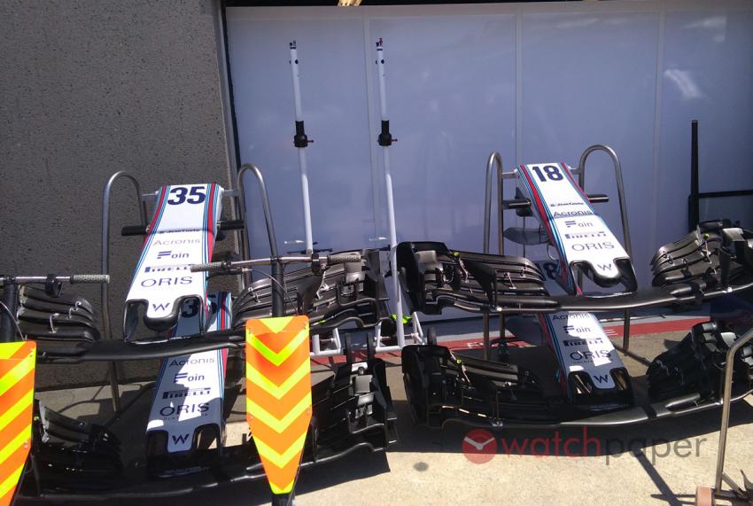 Williams F1 nose and front wings.