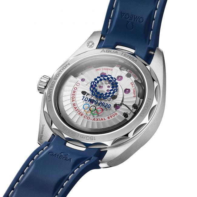 The back of the Seamaster Aqua Terra Tokyo 2020