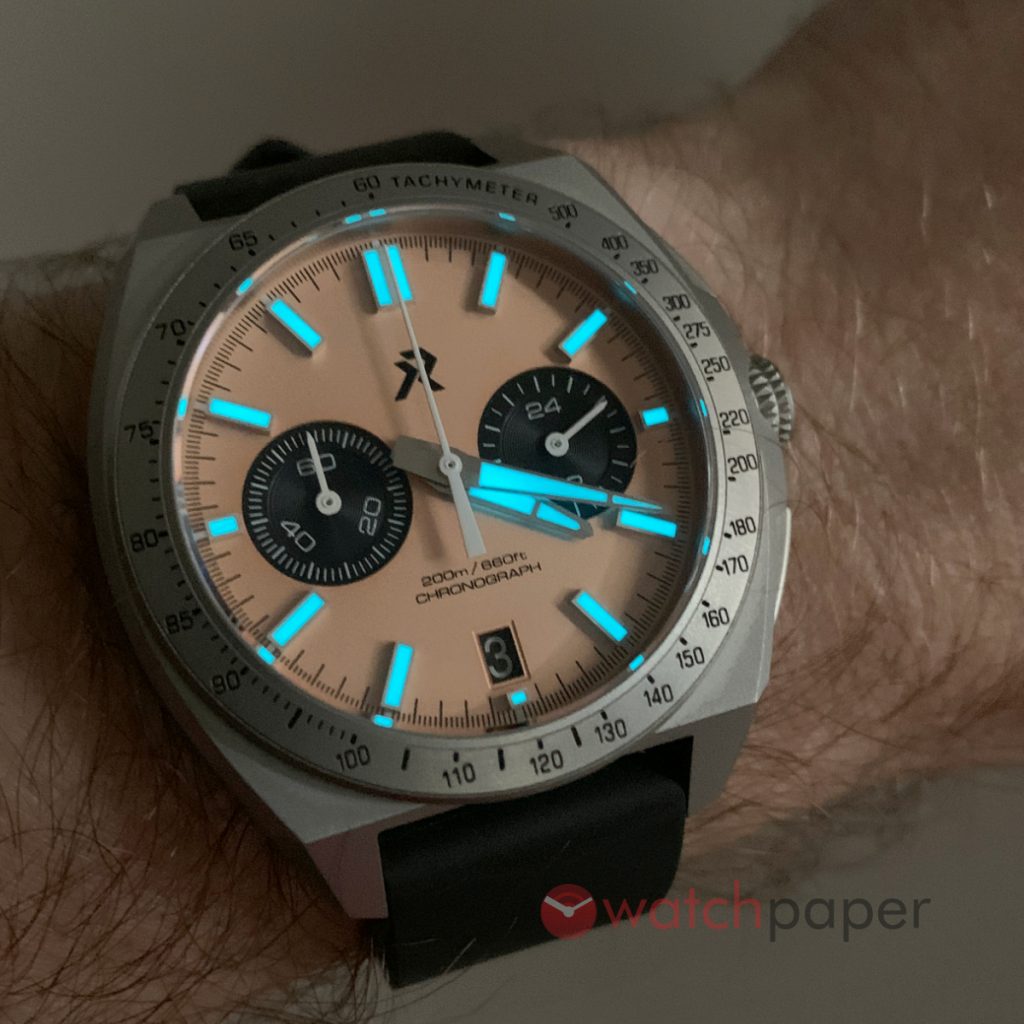 RZE Valour Vintage Salmon lume shot