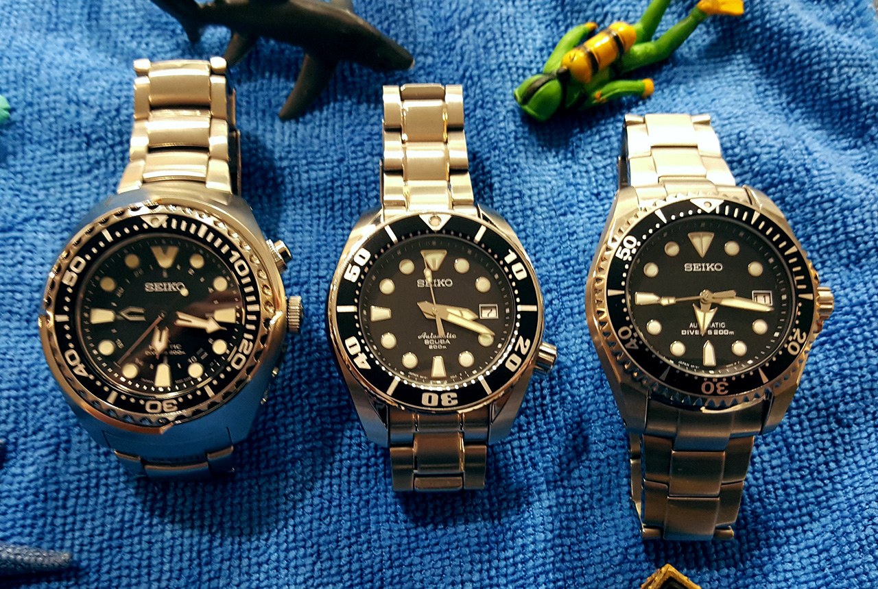 Head to Head to Head: Three Divers from Seiko | WatchPaper