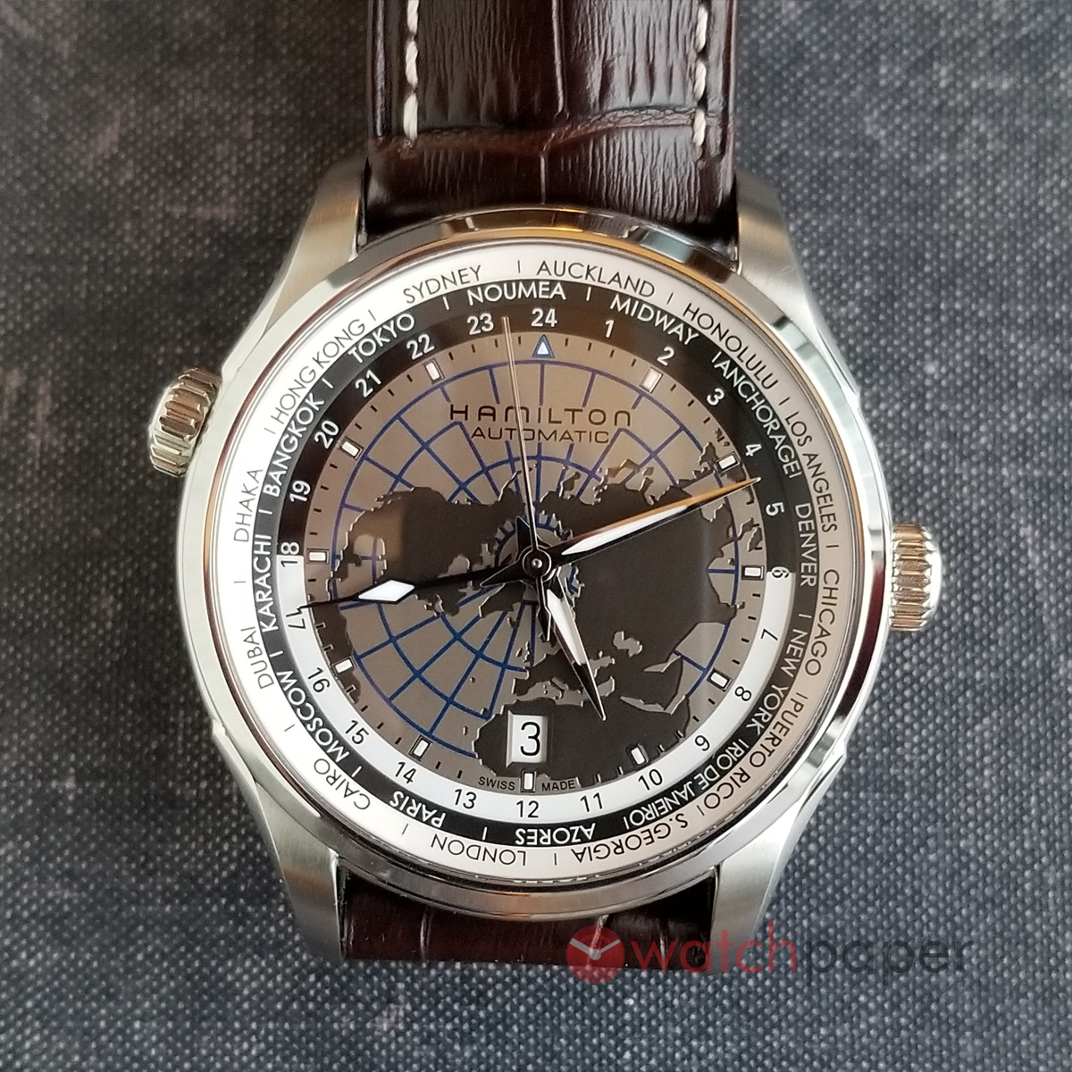 Hamilton Jazzmaster GMT World (Ref. H32605581)